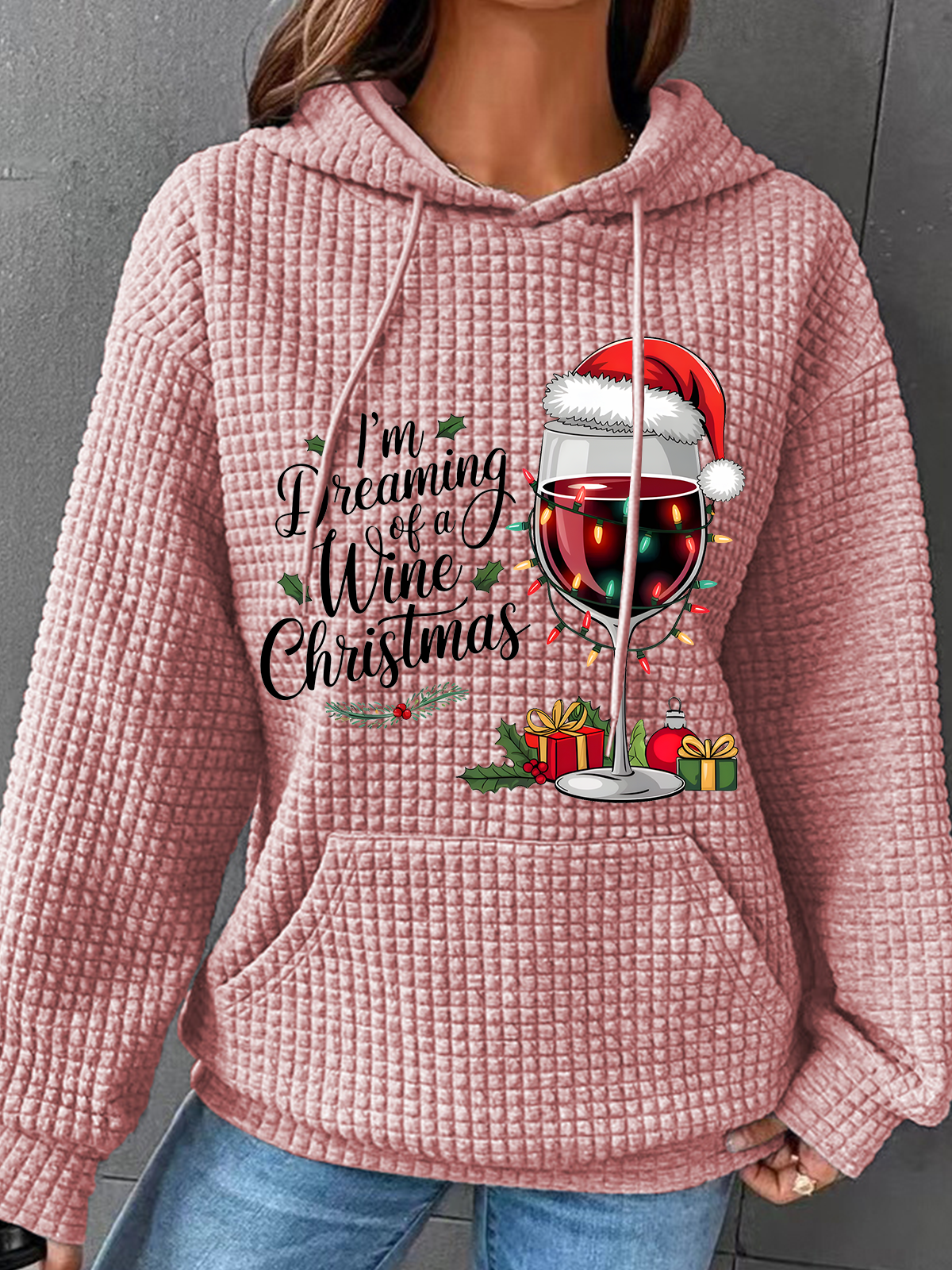 Wine Christmas Sweatshirt