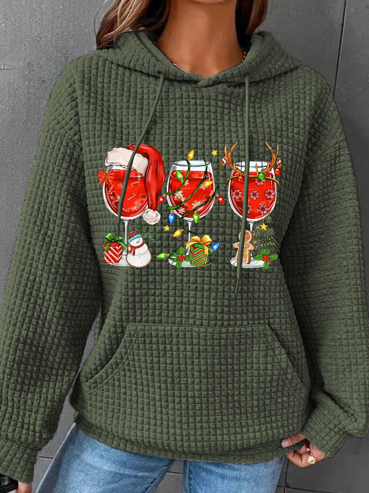 Christmas Wine Sweatshirt