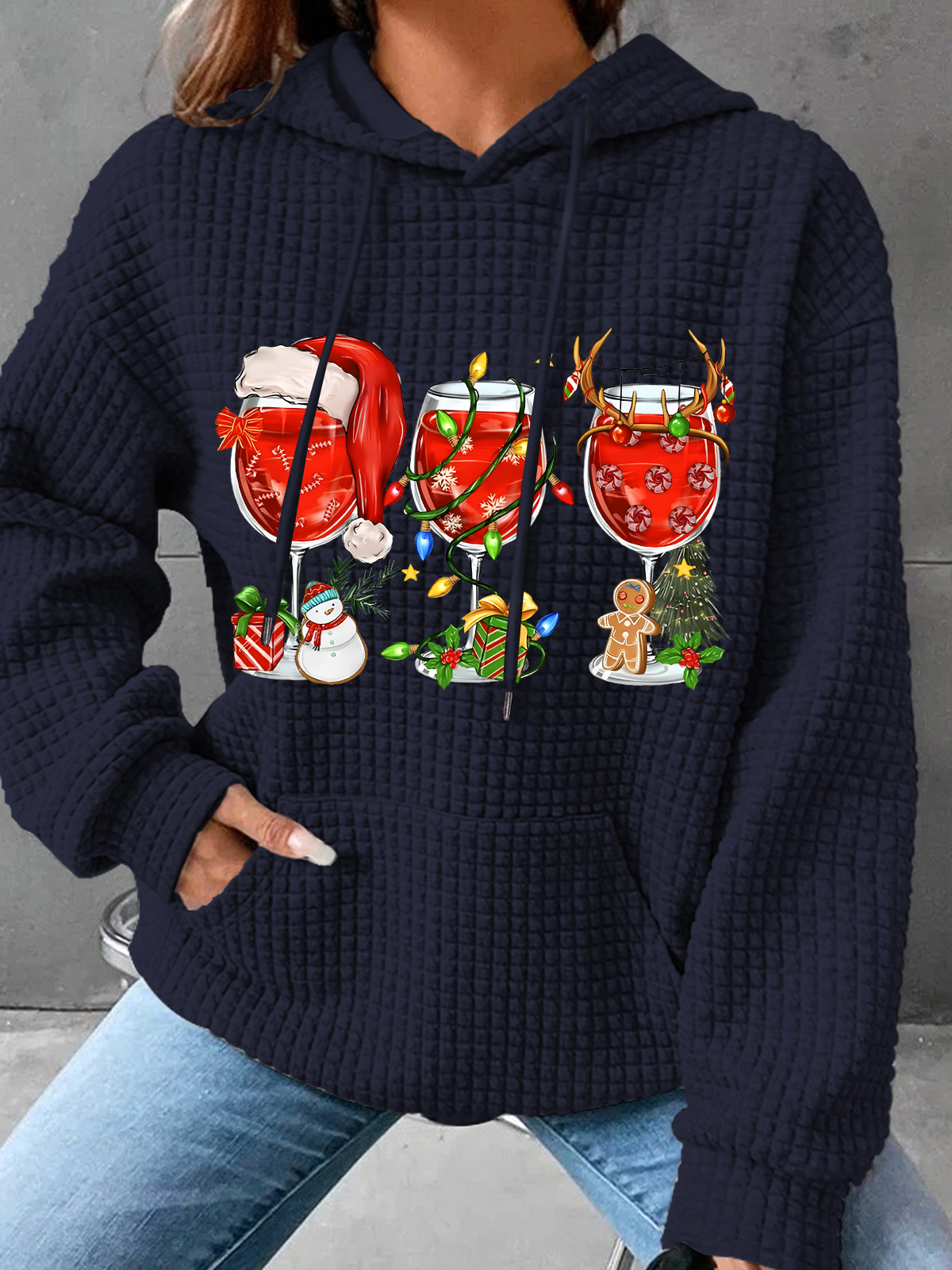 Christmas Wine Sweatshirt