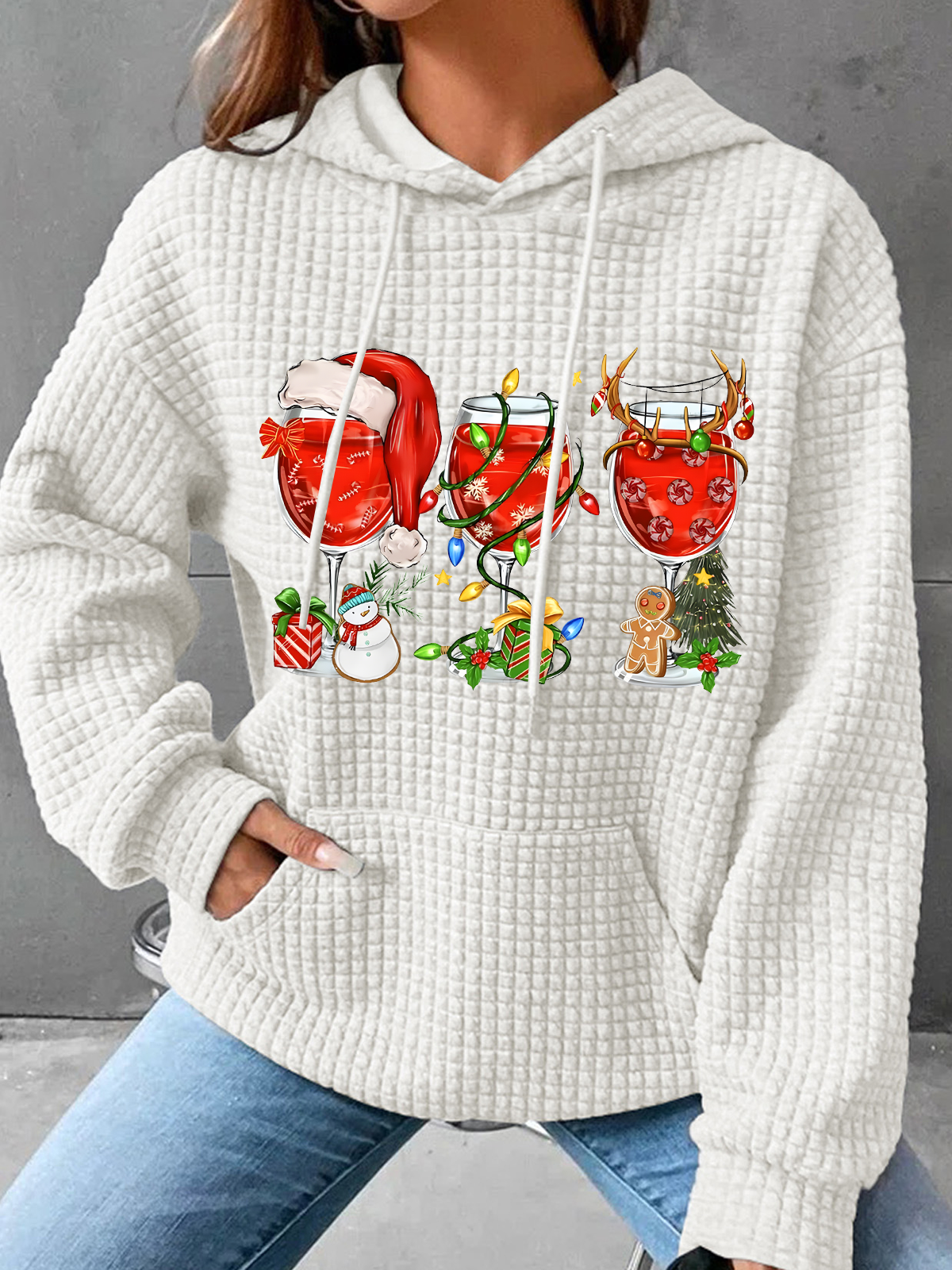 Christmas Wine Sweatshirt