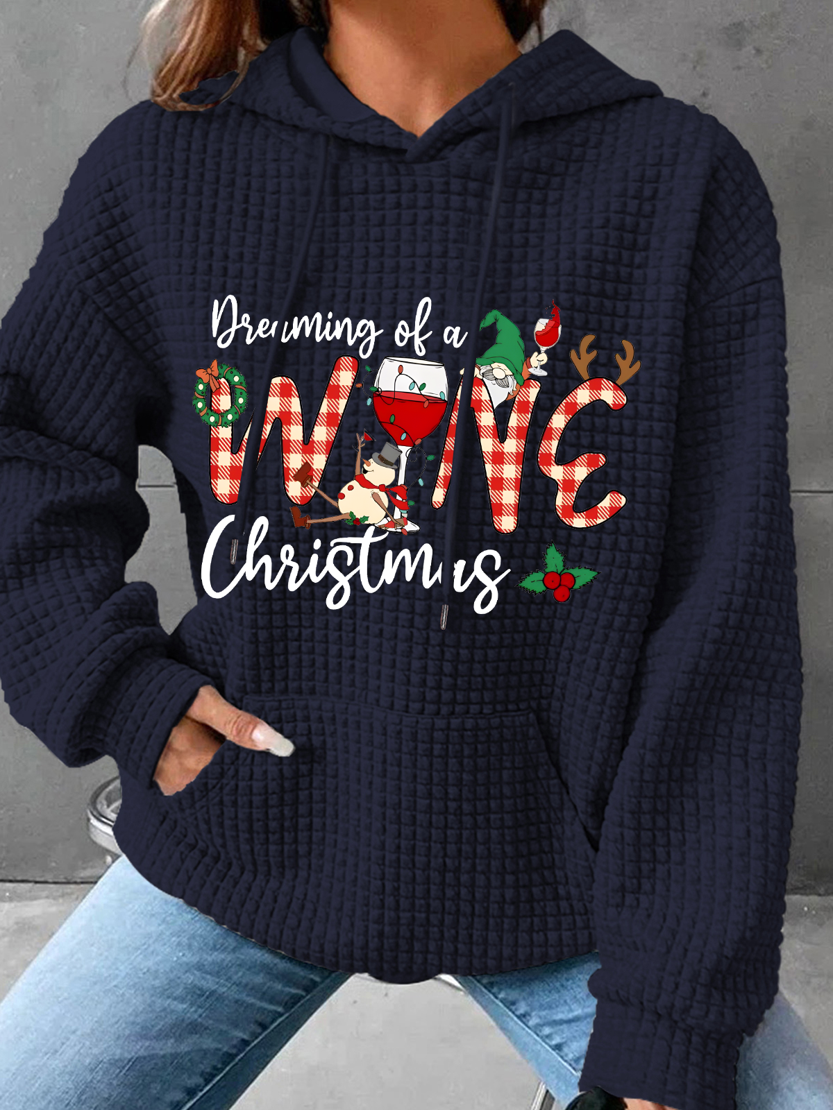 Dreaming Of A Wine Christmas Sweatshirt