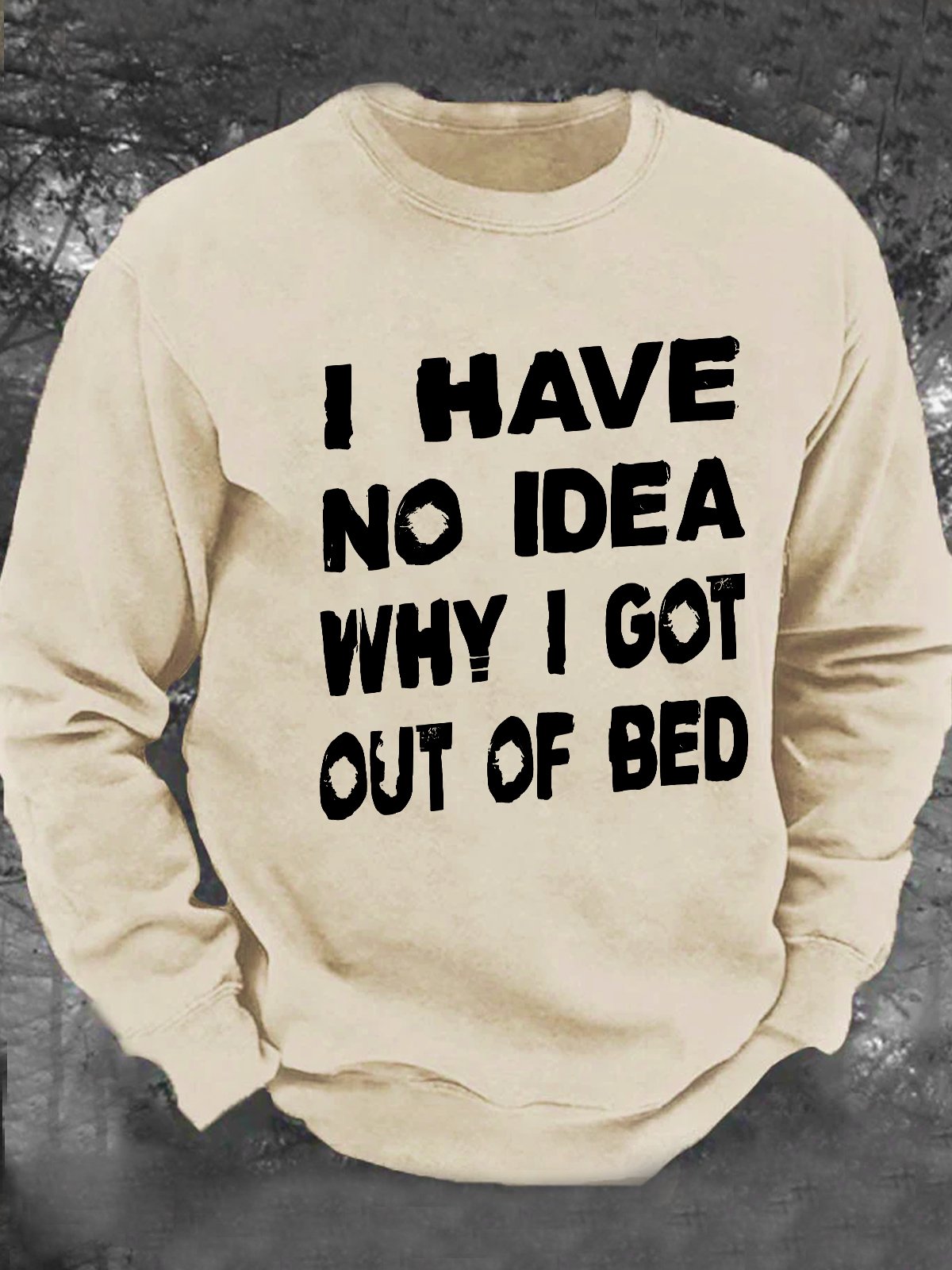 I Have No Idea Why I Got Out Of Bed Men's Casual Sweatshirt