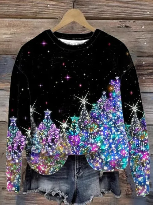 Casual Loose Christmas Sweatshirt