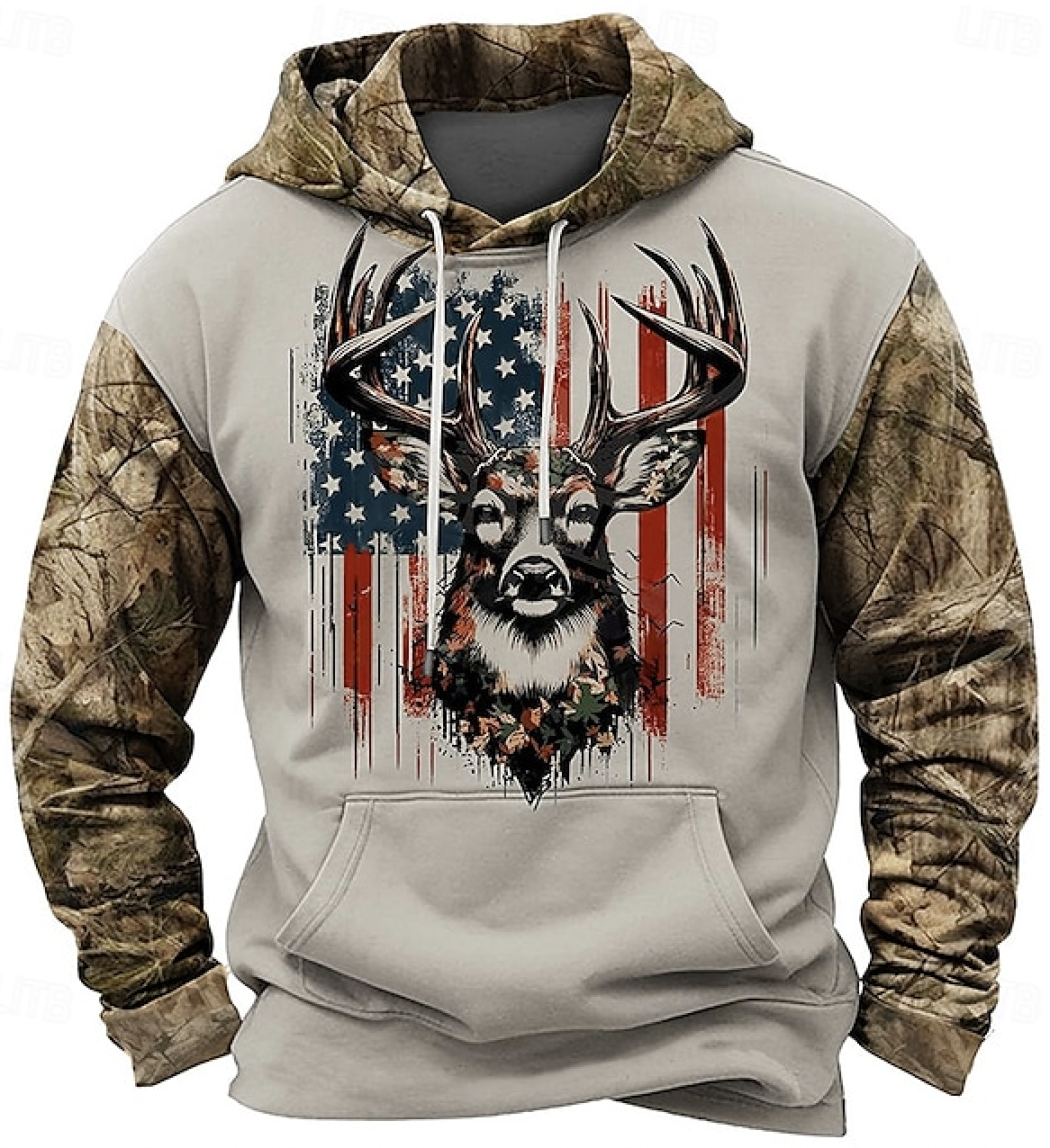 Cotton Animal Casual Regular Fit Hoodie