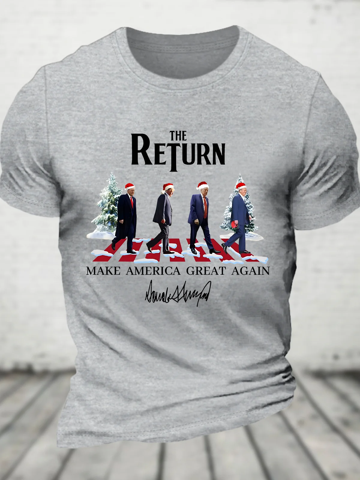 The Return MAGA Trump Christmas Cotton T-shirt