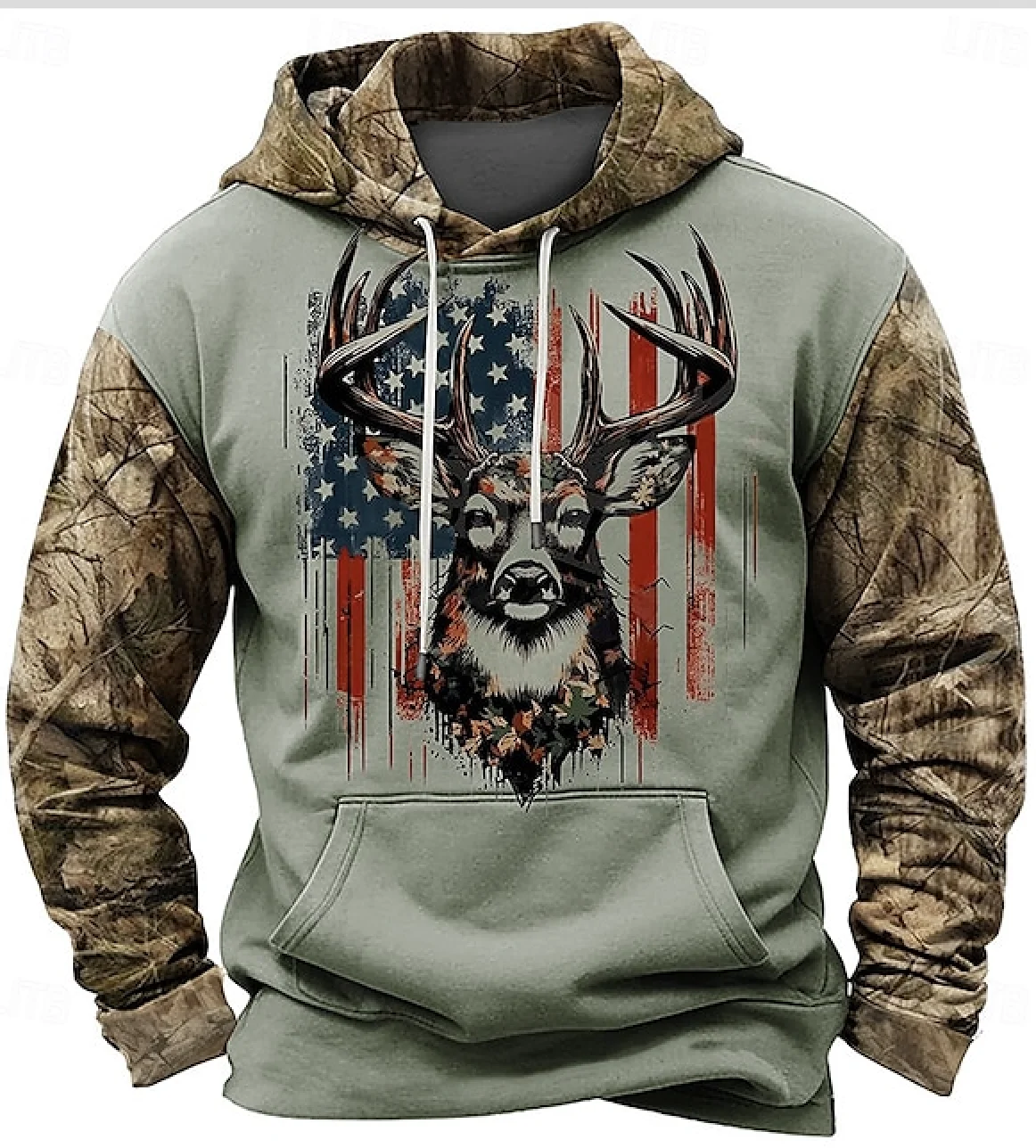 Cotton Animal Casual Regular Fit Hoodie