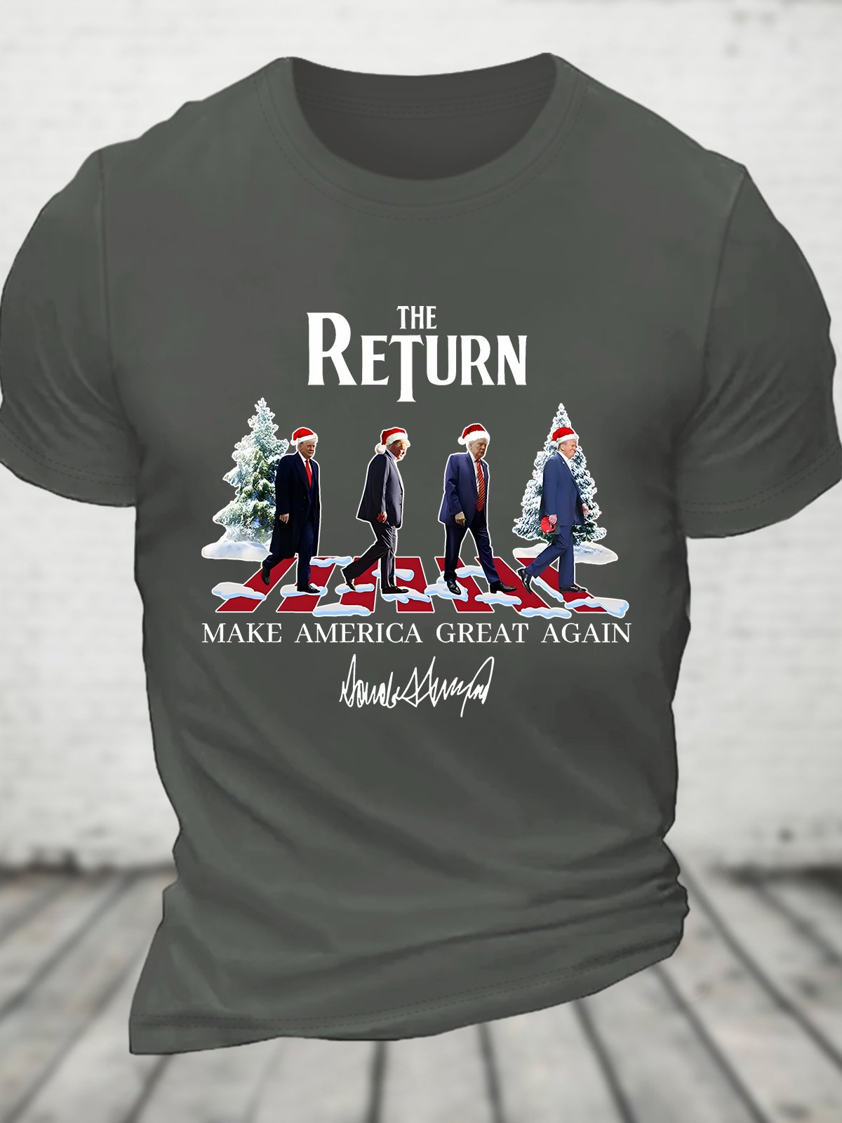 The Return MAGA Trump Christmas Cotton T-shirt