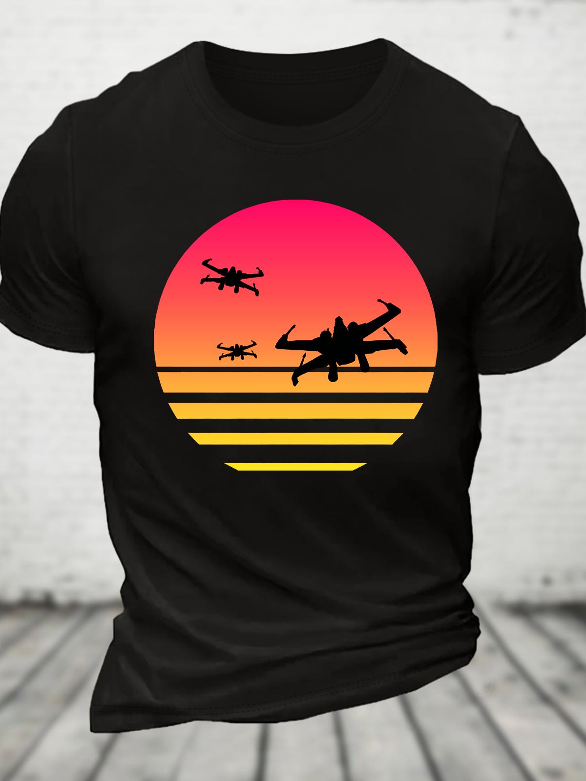 Sunset X-Wing Starfighter Cotton T-Shirt