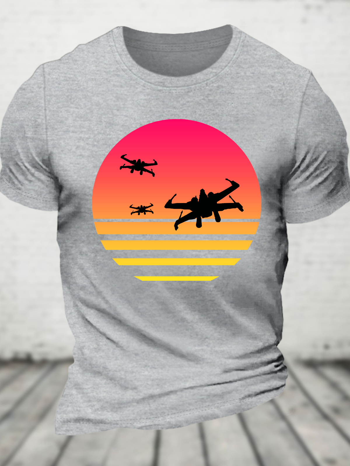 Sunset X-Wing Starfighter Cotton T-Shirt