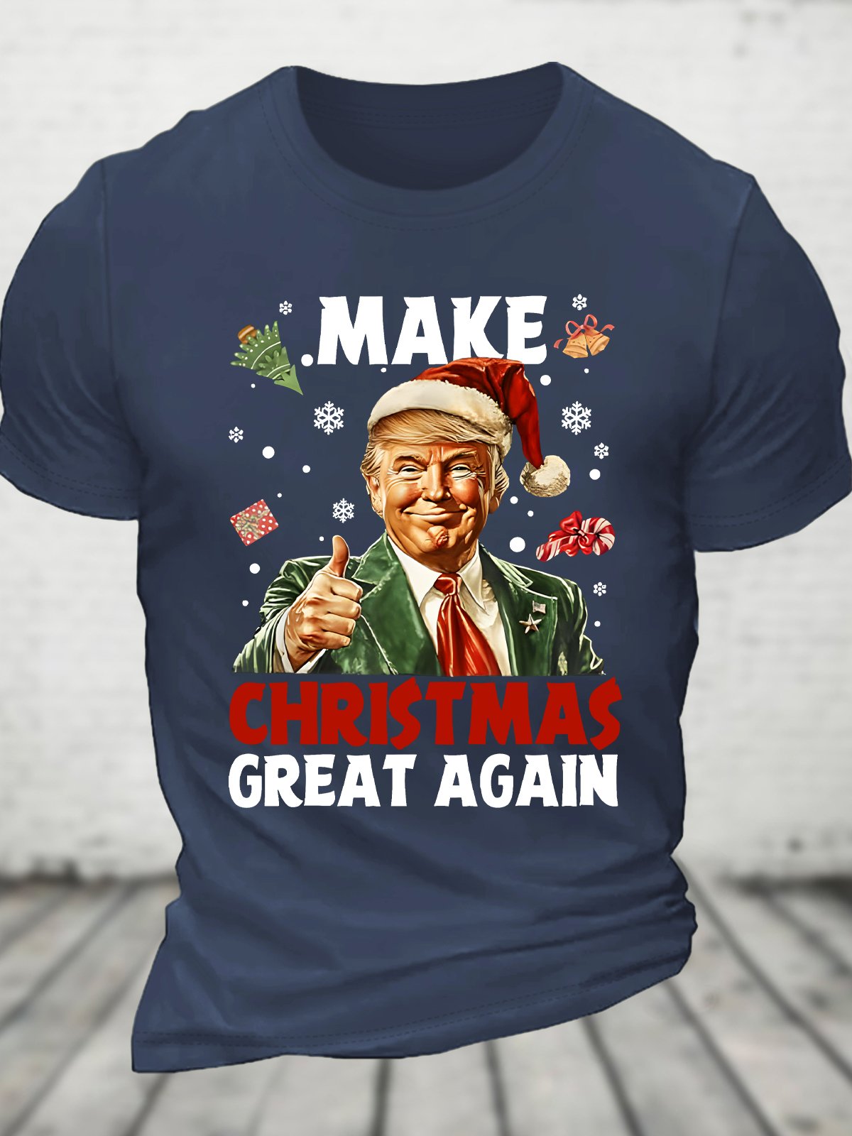 Make Christmas Great Again Cotton T-shirt