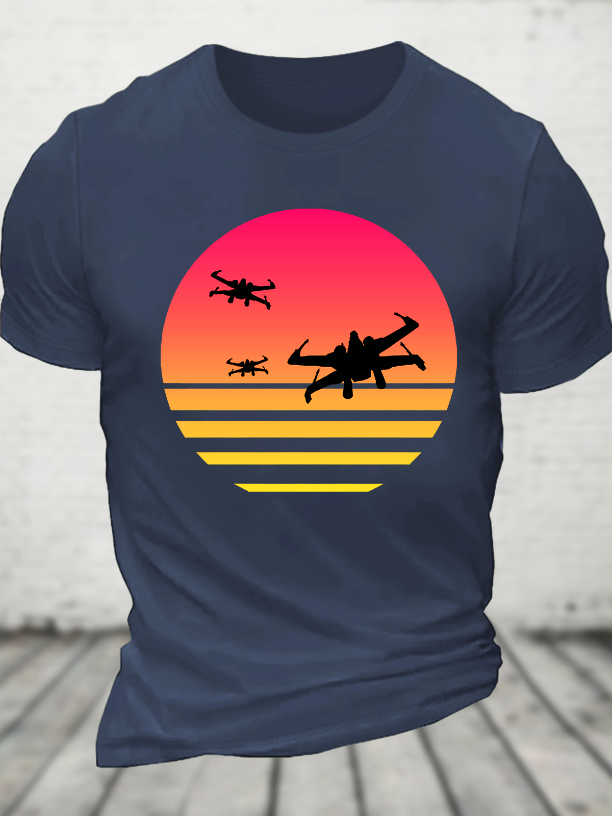 Sunset X-Wing Starfighter Cotton T-Shirt