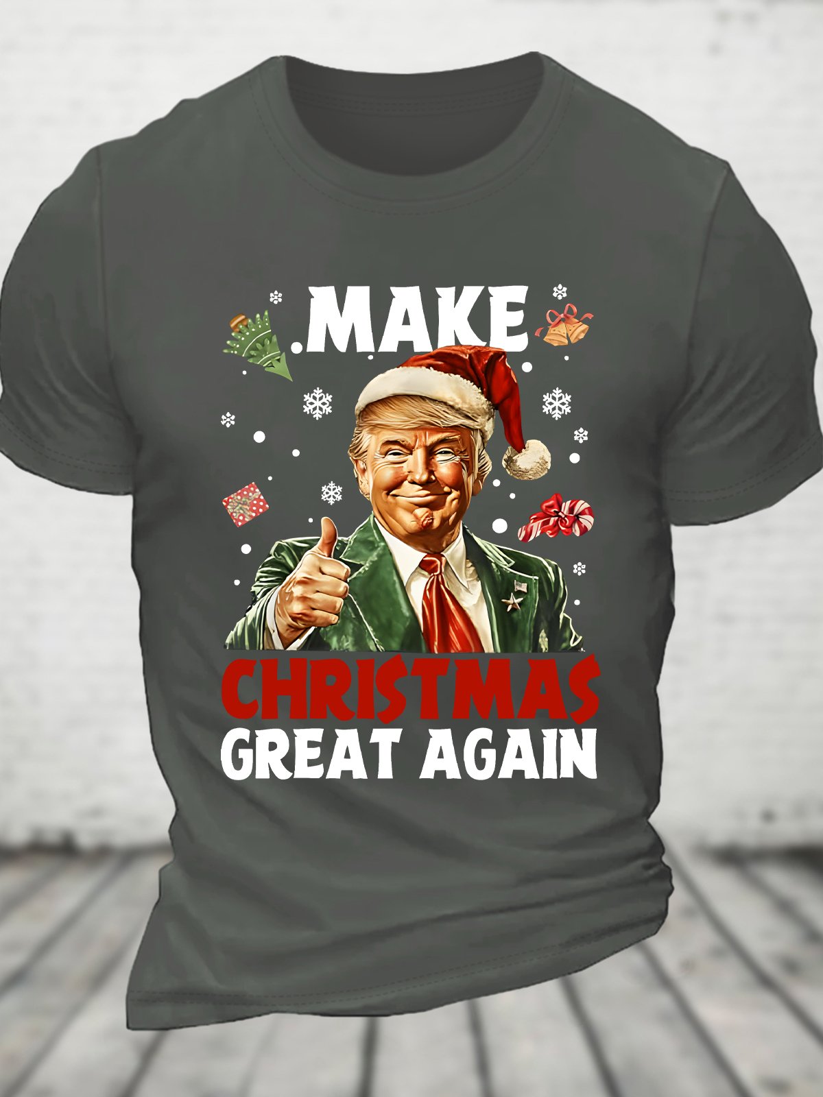 Make Christmas Great Again Cotton T-shirt