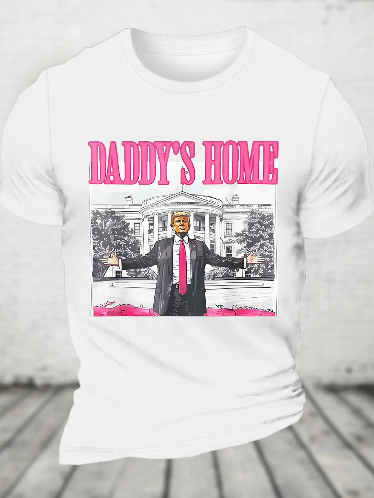 Take America Back, Daddy's Home Trump Cotton T-shirt