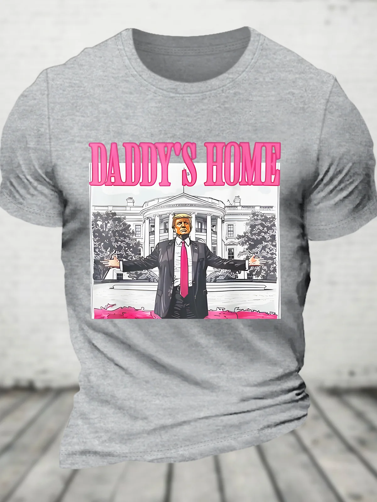 Take America Back, Daddy's Home Trump Cotton T-shirt