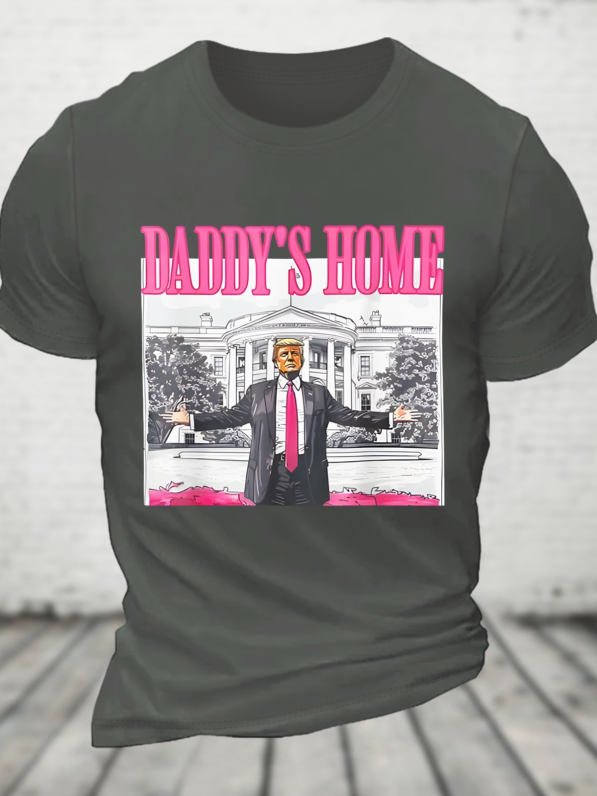 Take America Back, Daddy's Home Trump Cotton T-shirt