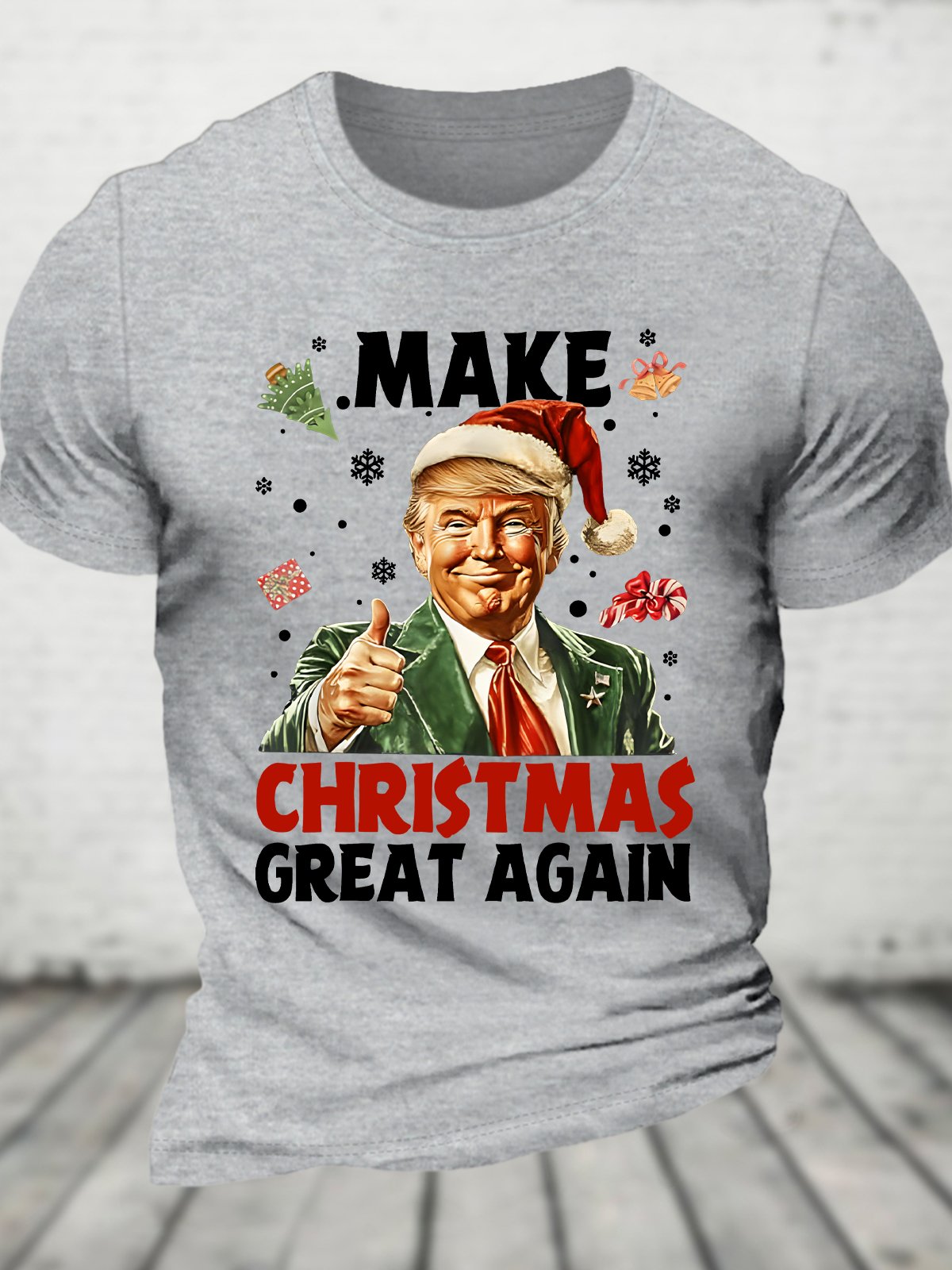 Make Christmas Great Again Cotton T-shirt