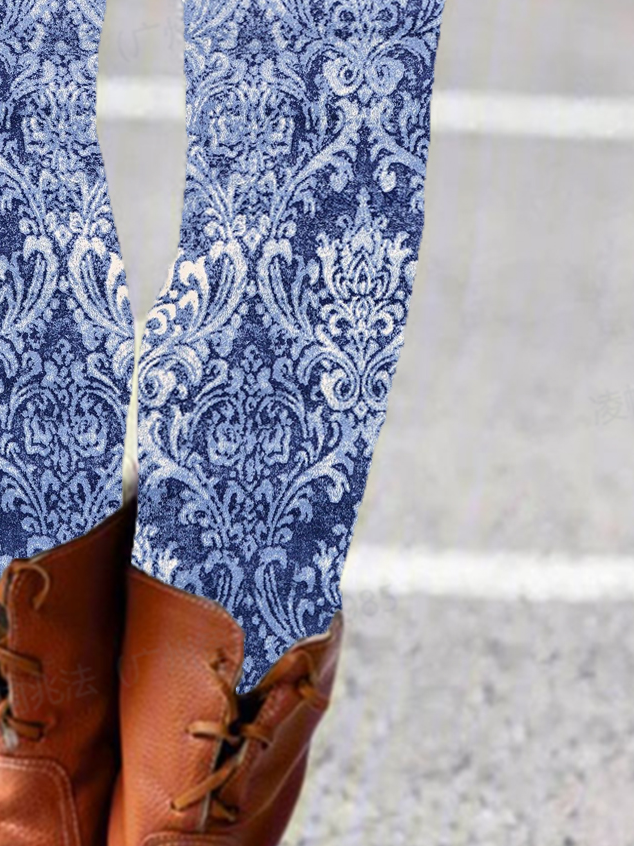 Ethnic Print Leggings