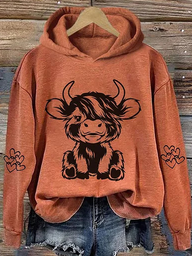 Animal Casual Sweatshirt