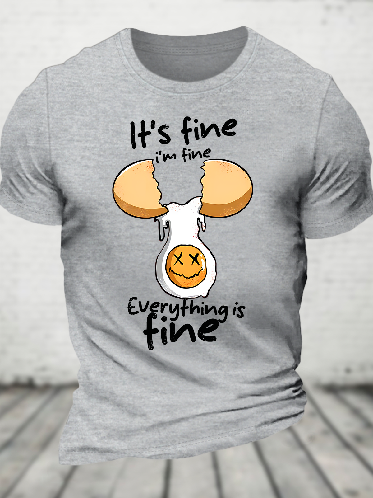 Everything Is Fine Cotton T-Shirt