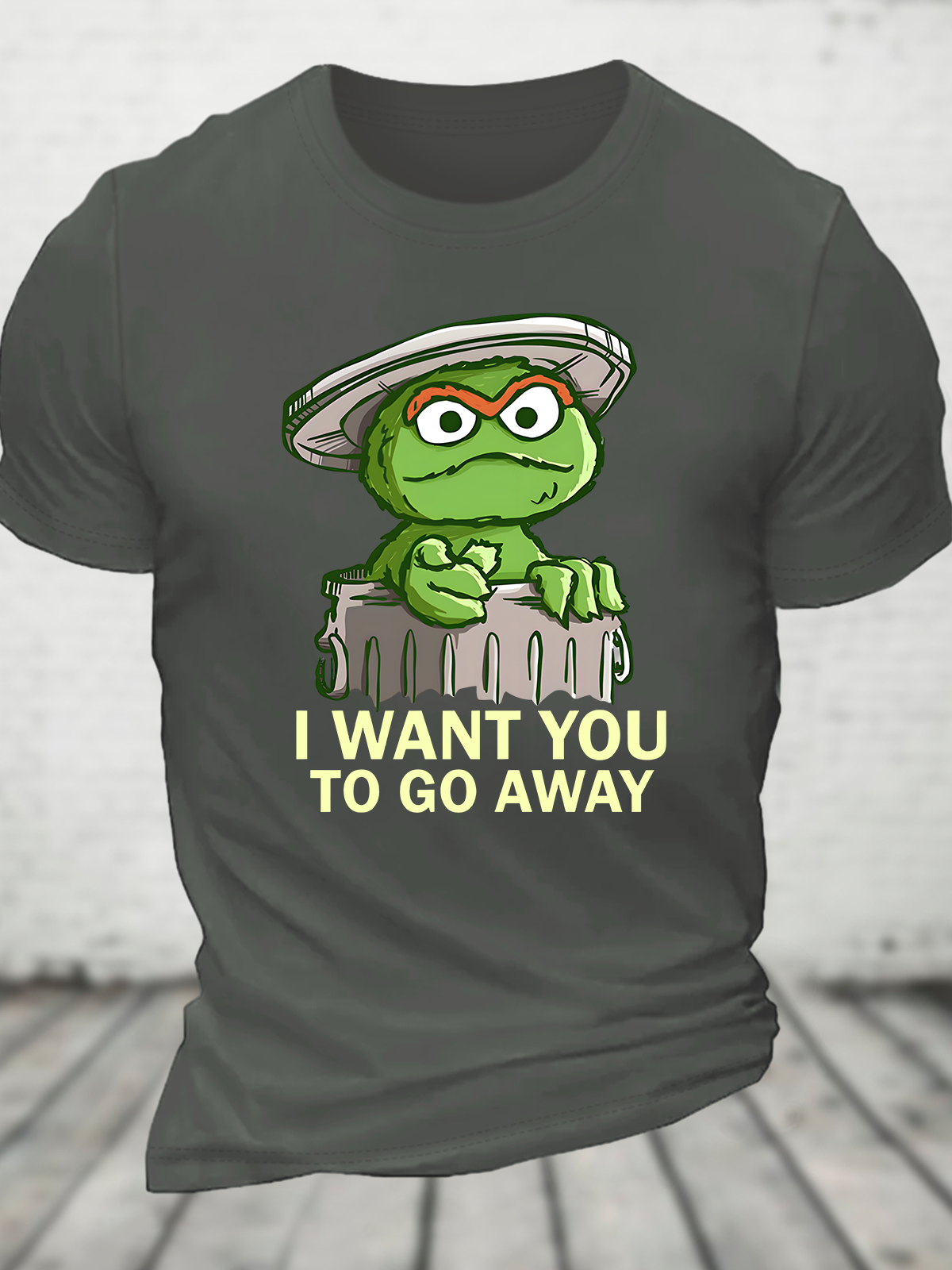 I Want You To Go Away Cotton T-Shirt