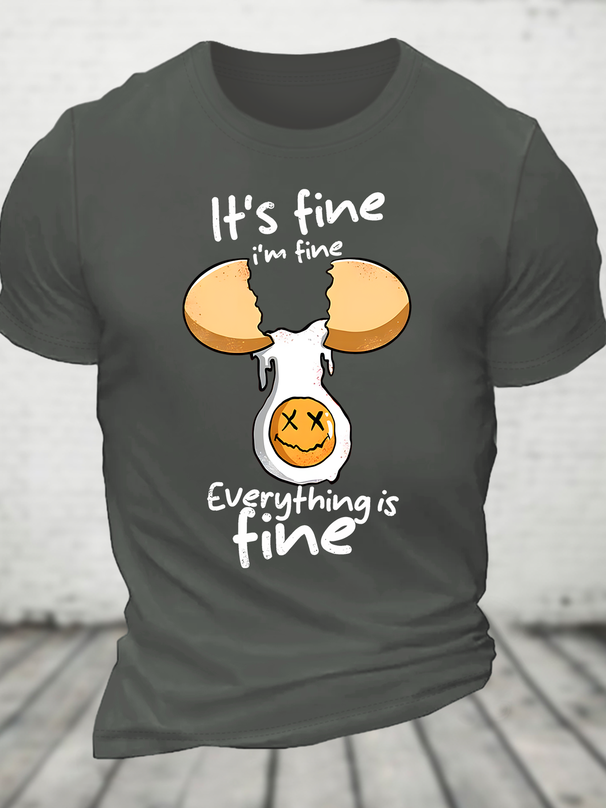 Everything Is Fine Cotton T-Shirt