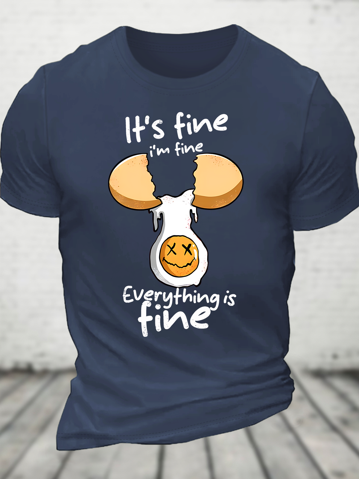 Everything Is Fine Cotton T-Shirt