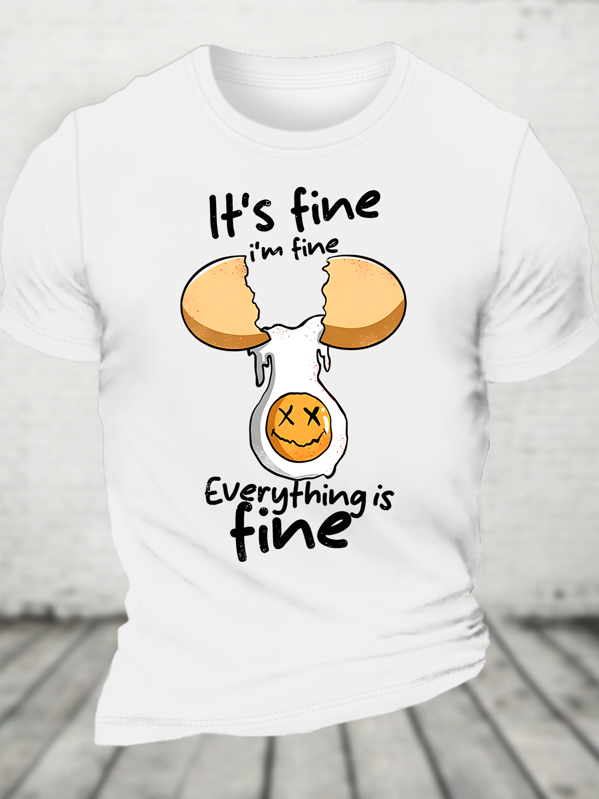 Everything Is Fine Cotton T-Shirt