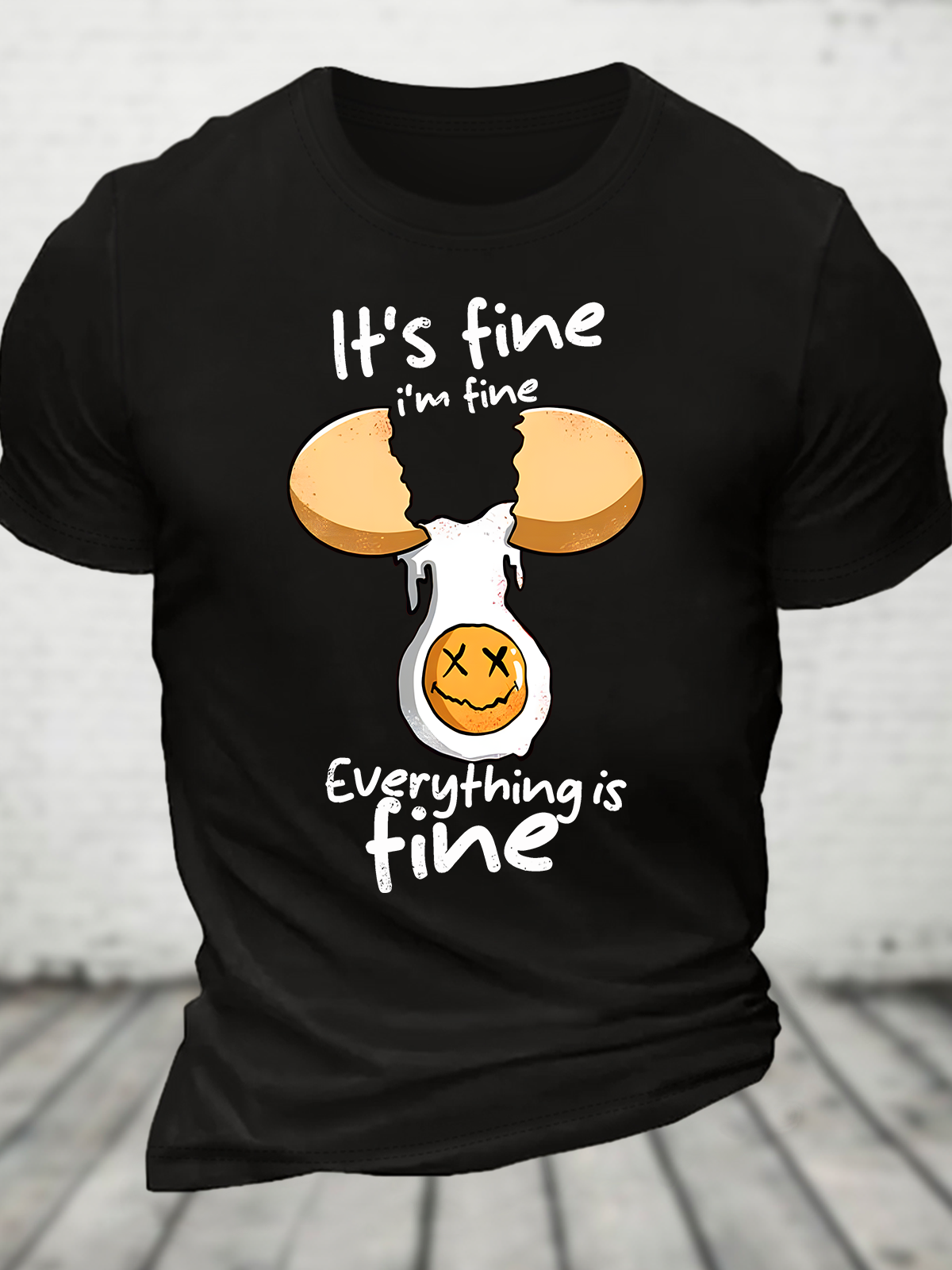 Everything Is Fine Cotton T-Shirt