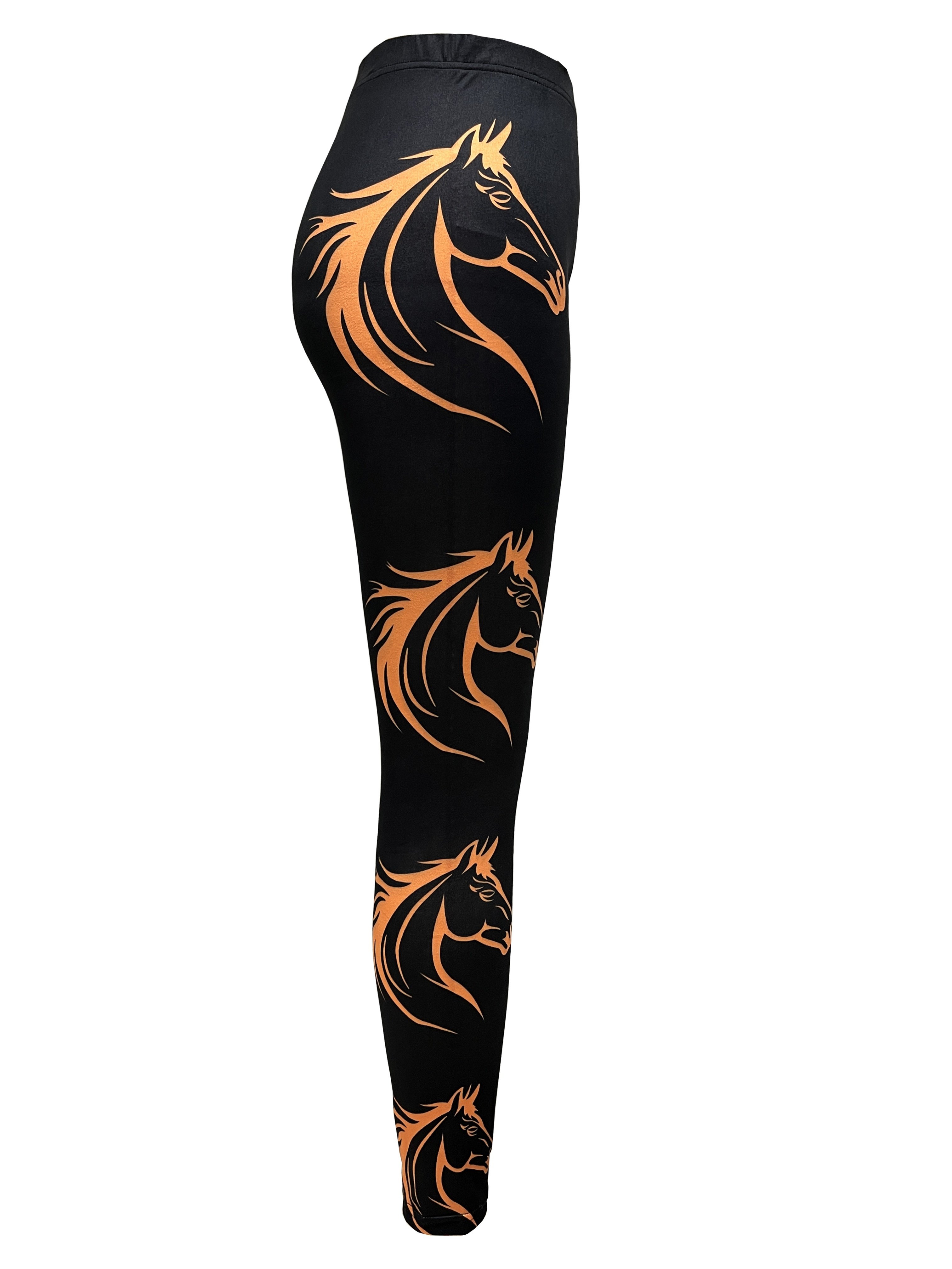 Casual Printed Tight Stretch Leggings