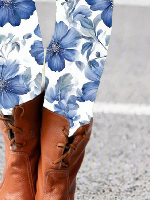 Floral Print Leggings