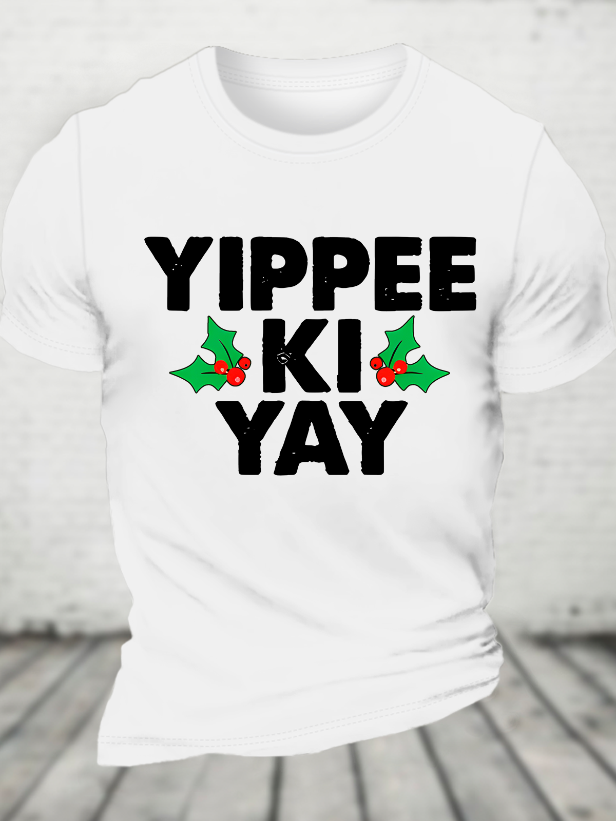 Yippee-Ki-Yay Cotton T-Shirt