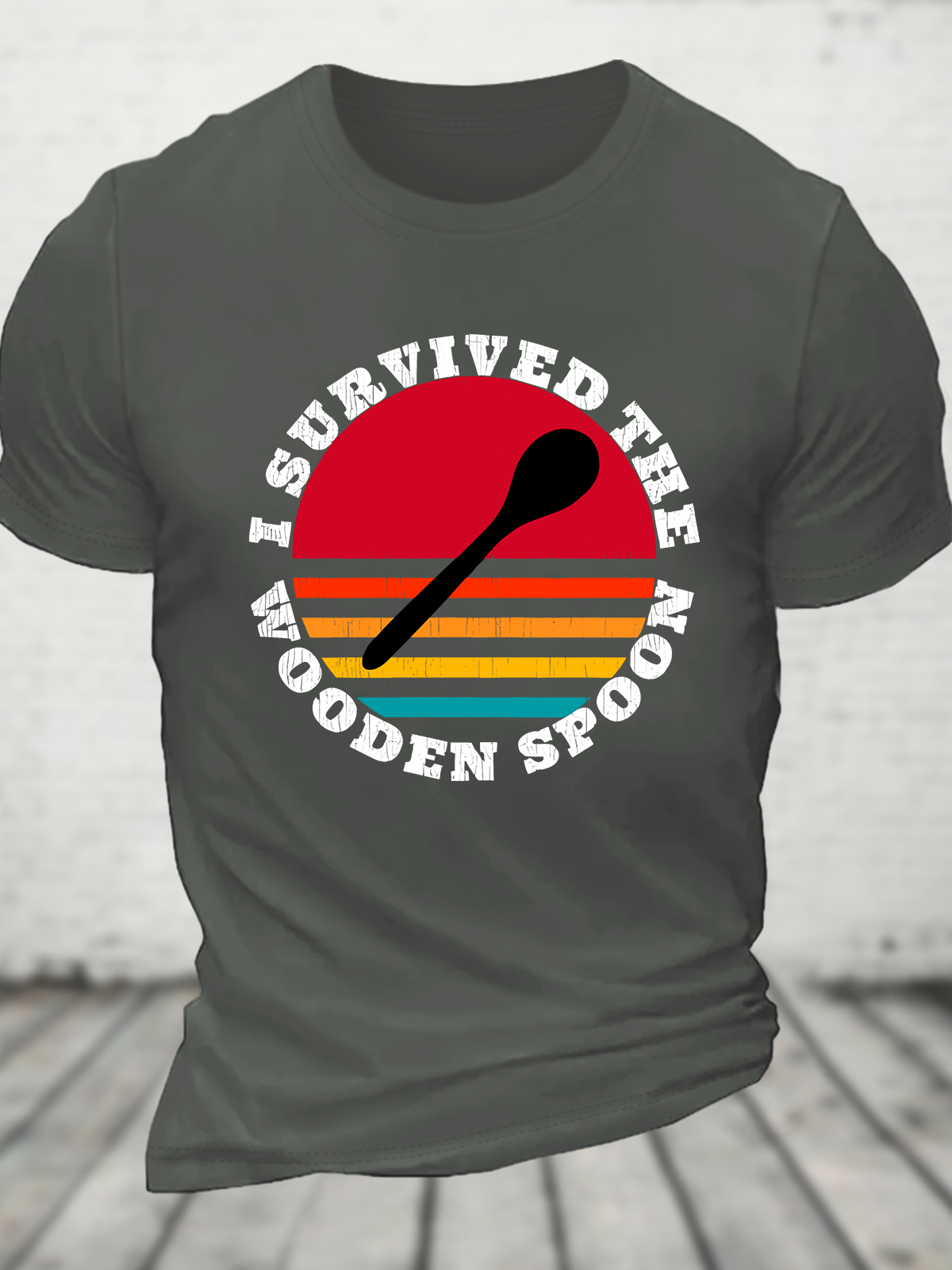 I Survived The Wooden Spoon For Wooden Spoon Survivor Cotton T-Shirt