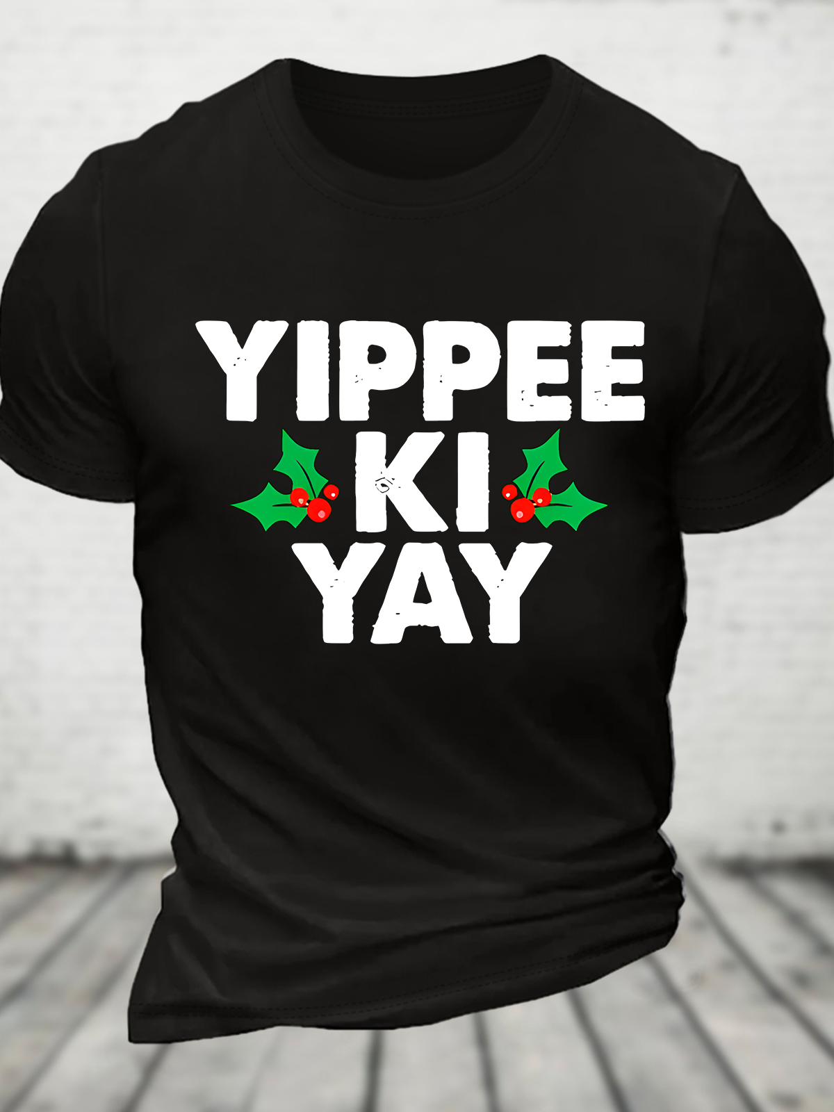 Yippee-Ki-Yay Cotton T-Shirt