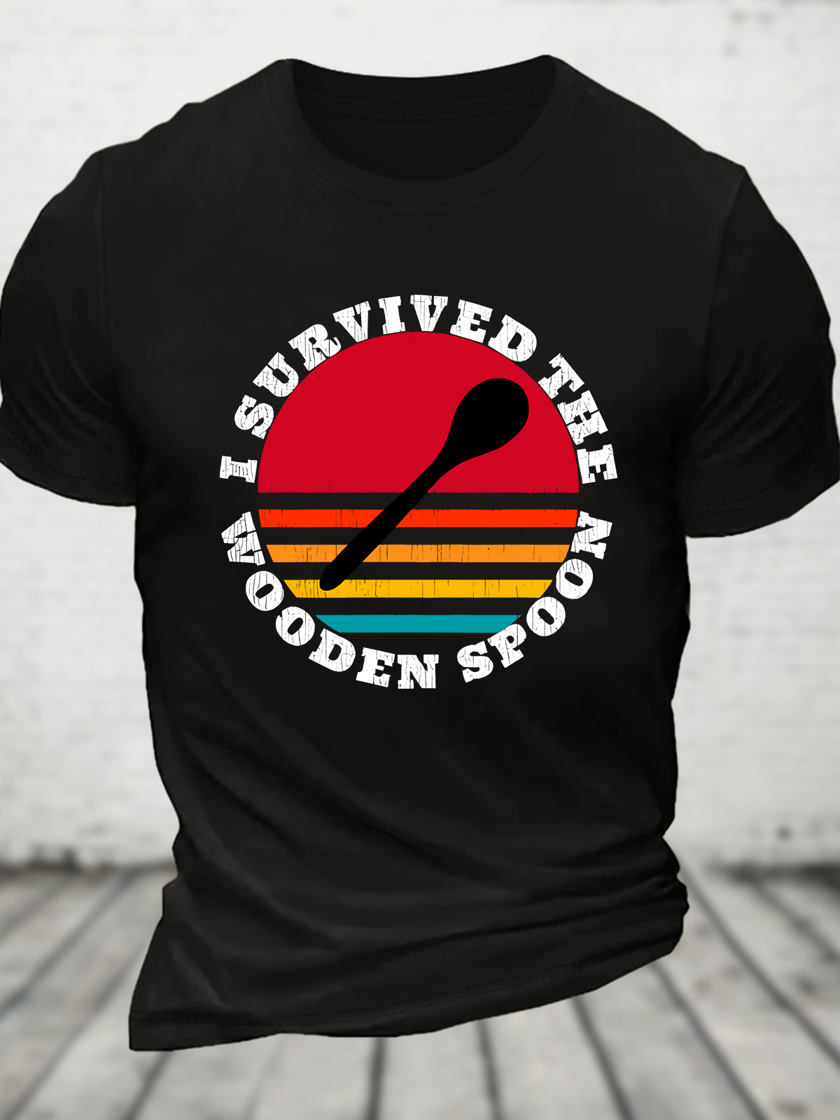 I Survived The Wooden Spoon For Wooden Spoon Survivor Cotton T-Shirt