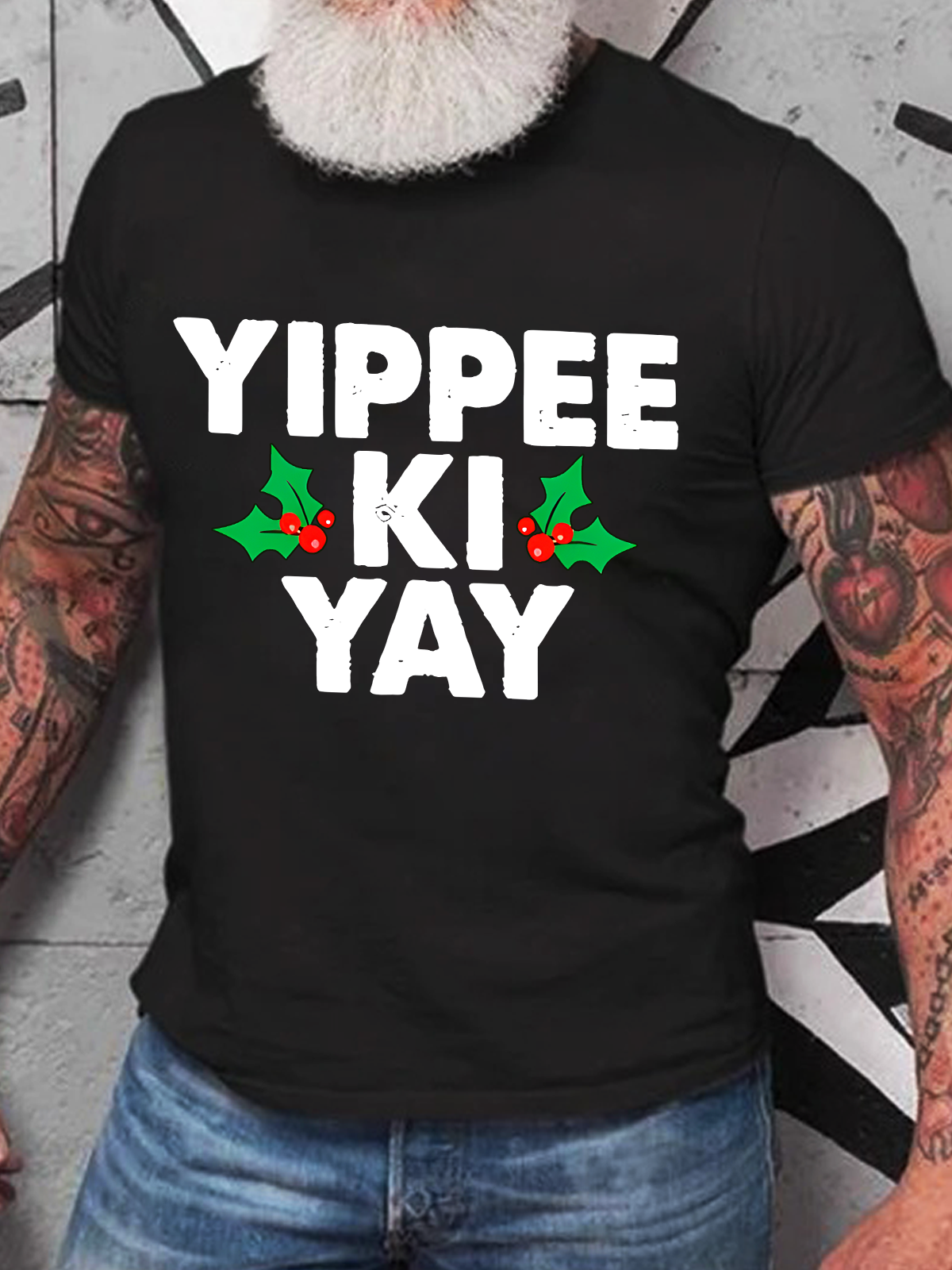 Yippee-Ki-Yay Cotton T-Shirt