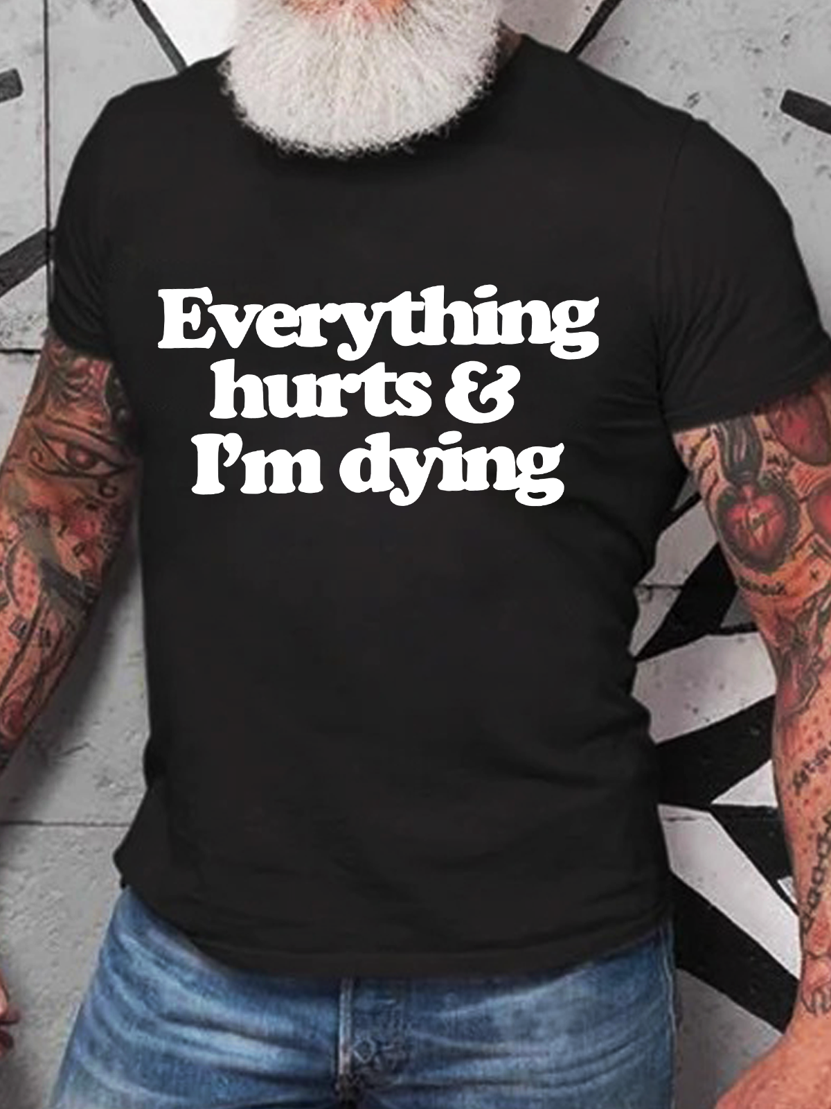 Everything Hurts And I'm Dying Cotton T-Shirt