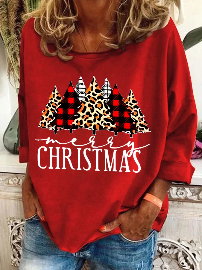 Christmas Tree Casual Sweatshirt