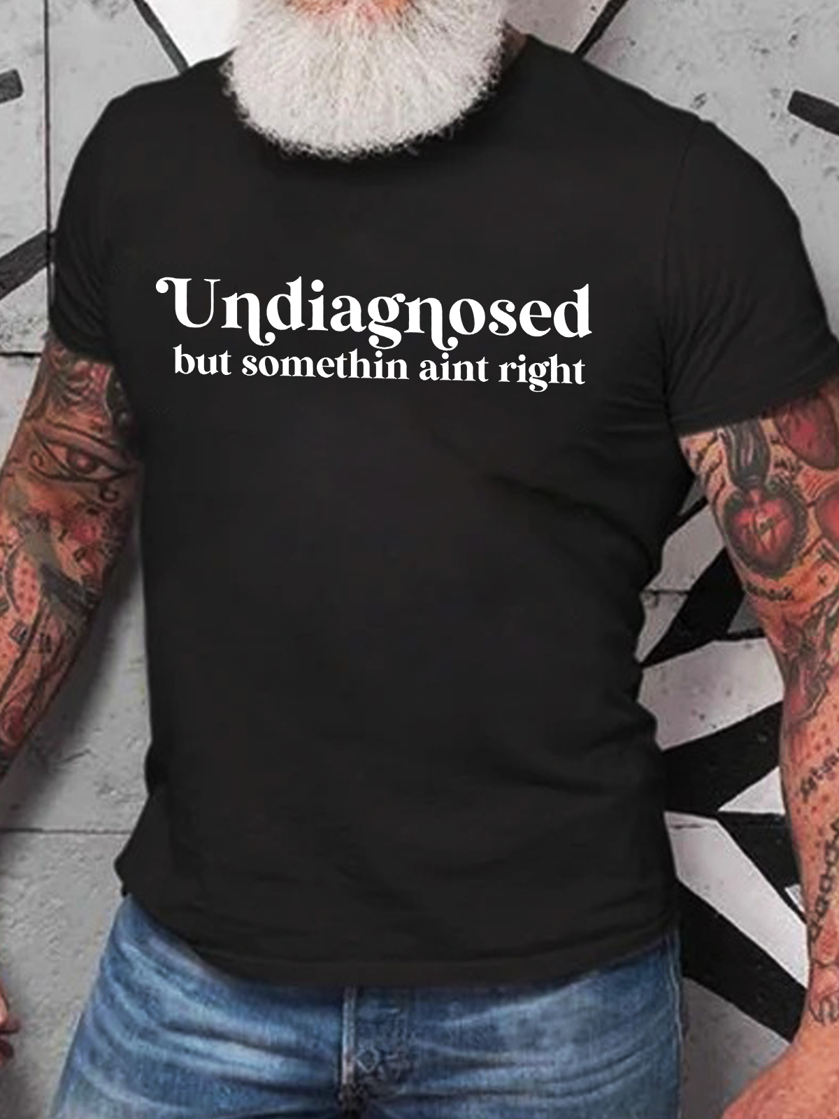 Undiagnosed But Somethin Aint Right Cotton T-Shirt