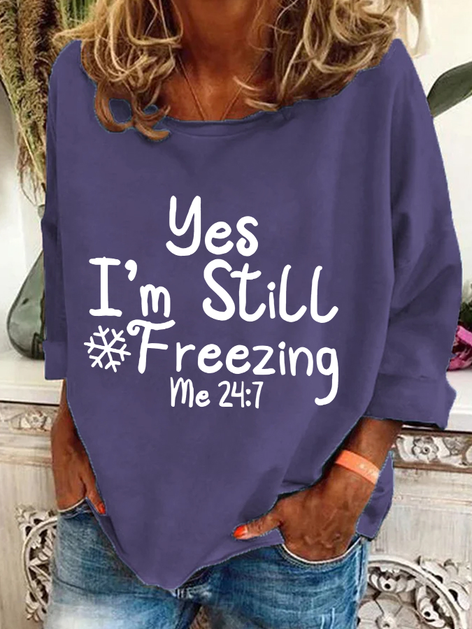 Yes，I'm Always Ferrzing？ Casual Sweatshirt