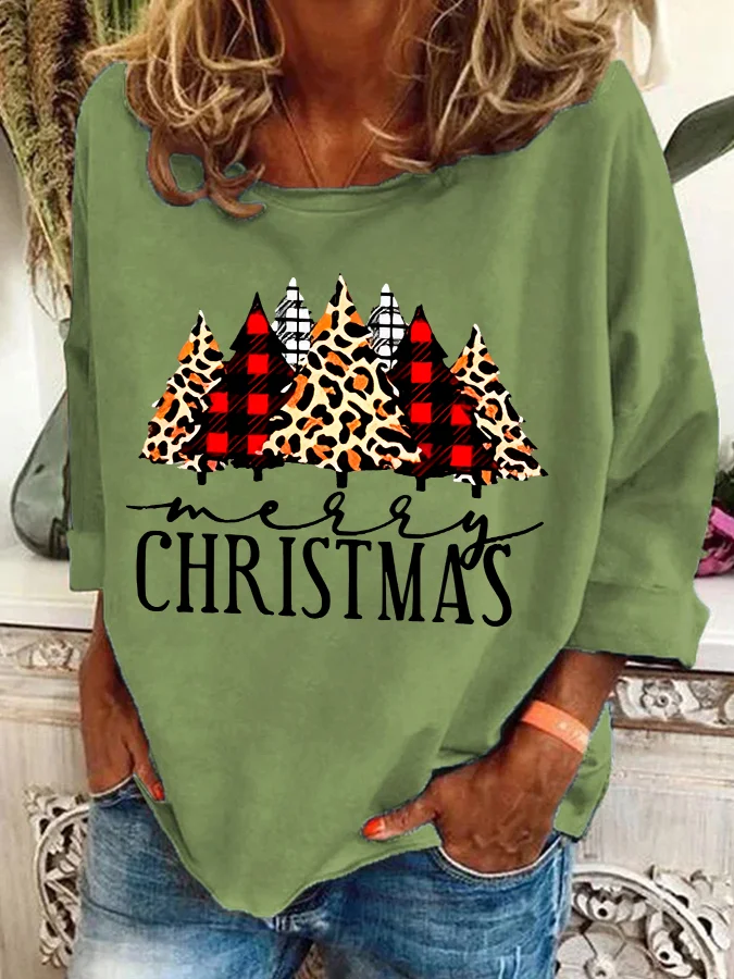 Christmas Tree Casual Sweatshirt