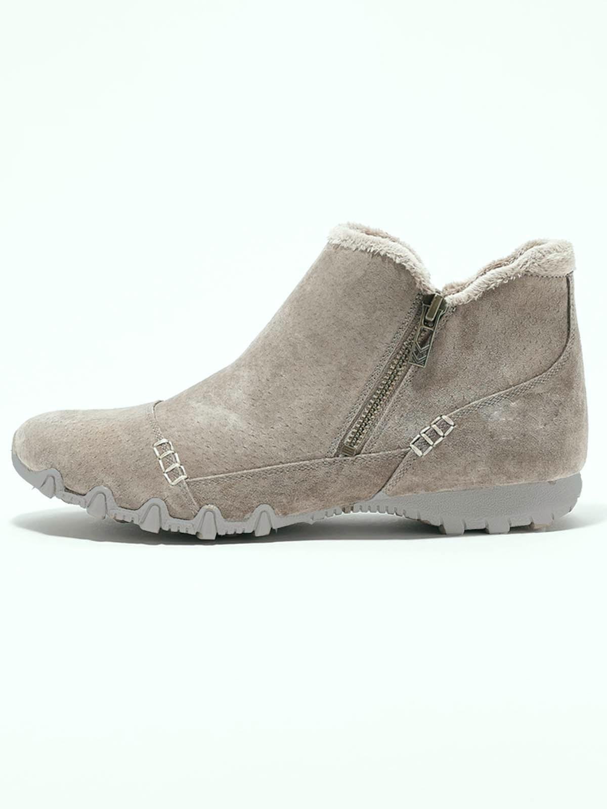 Casual Faux Fur Cotton-Padded Boots