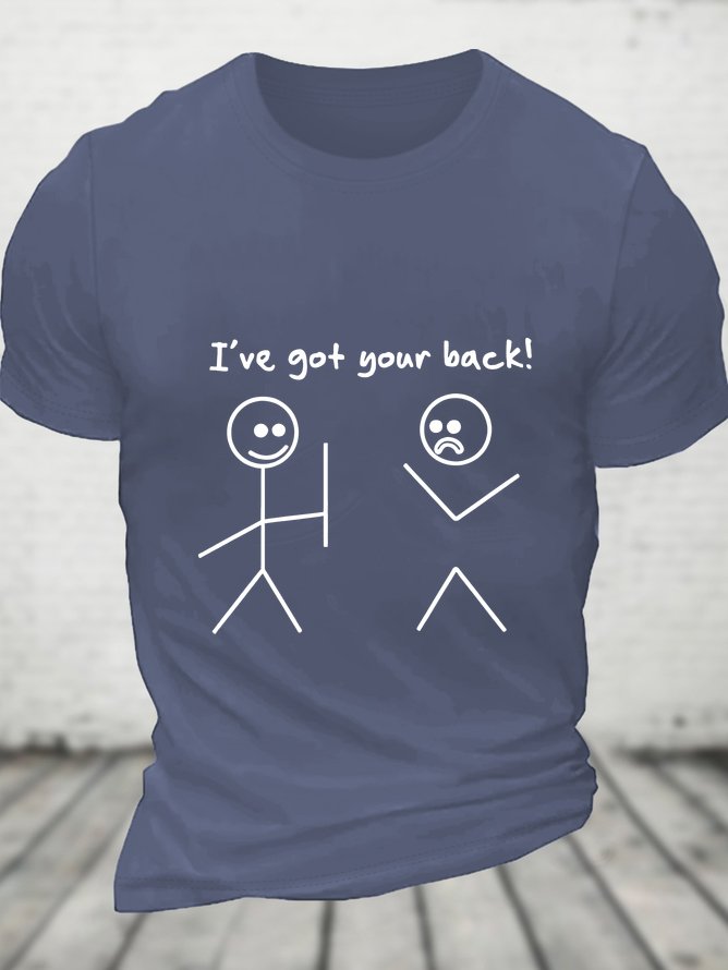 I Got Your Back Stick Cotton T-Shirt