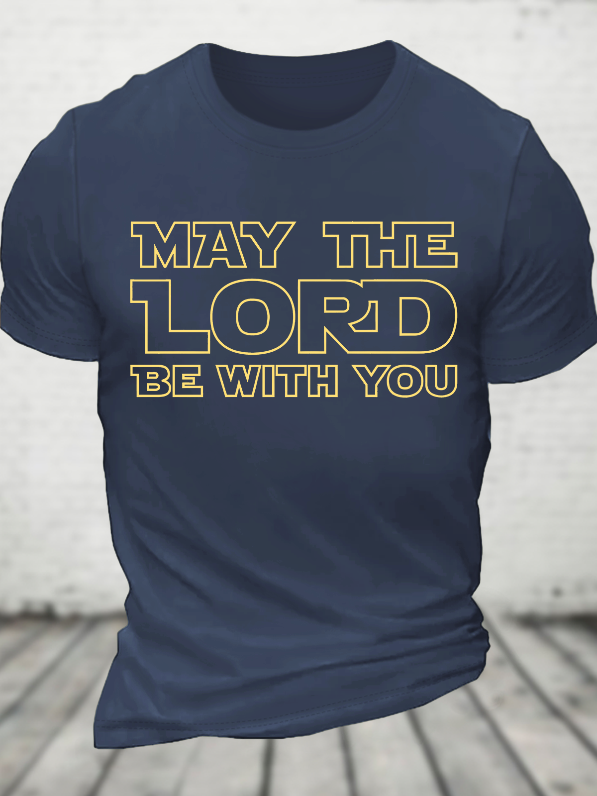 May The Lord Be With You Cotton T-Shirt