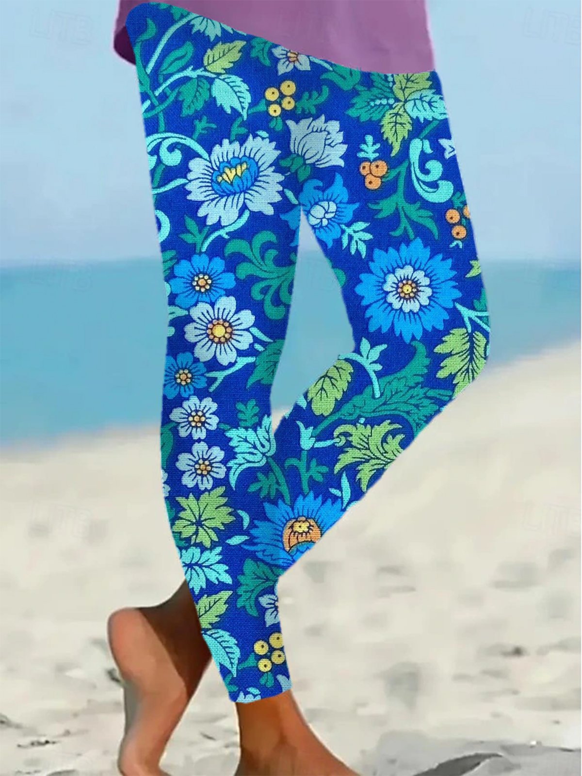 Floral Print Leggings