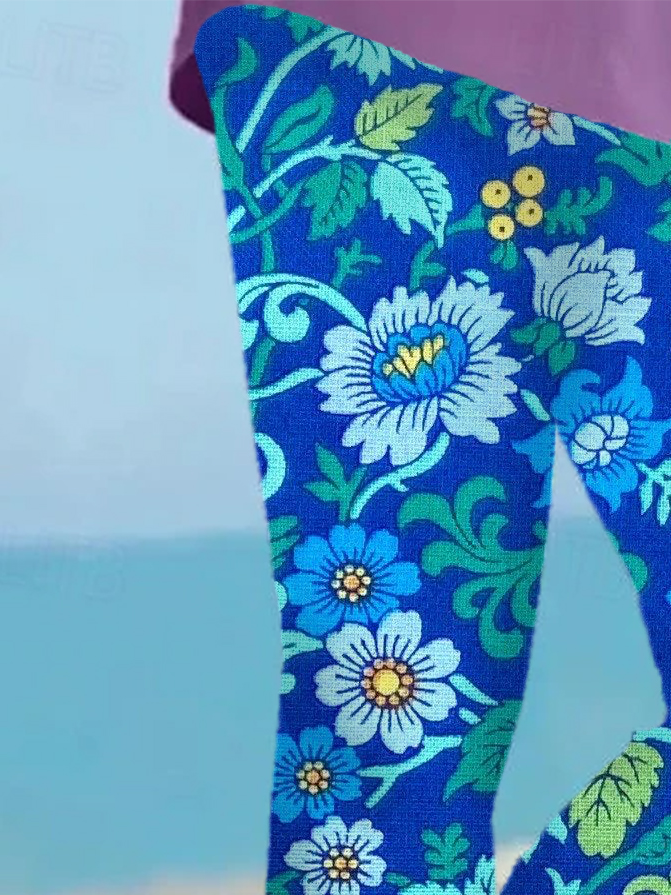 Floral Print Leggings