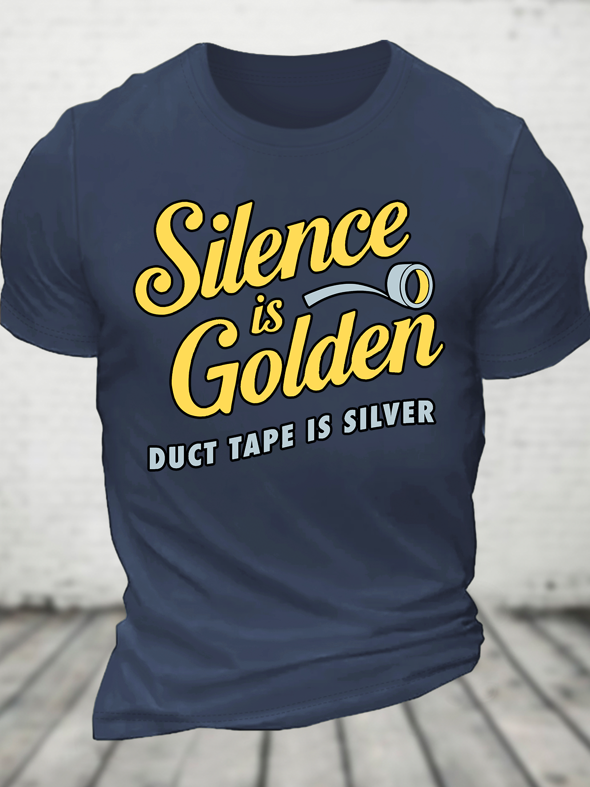 Silence Is Golden... Cotton T-Shirt