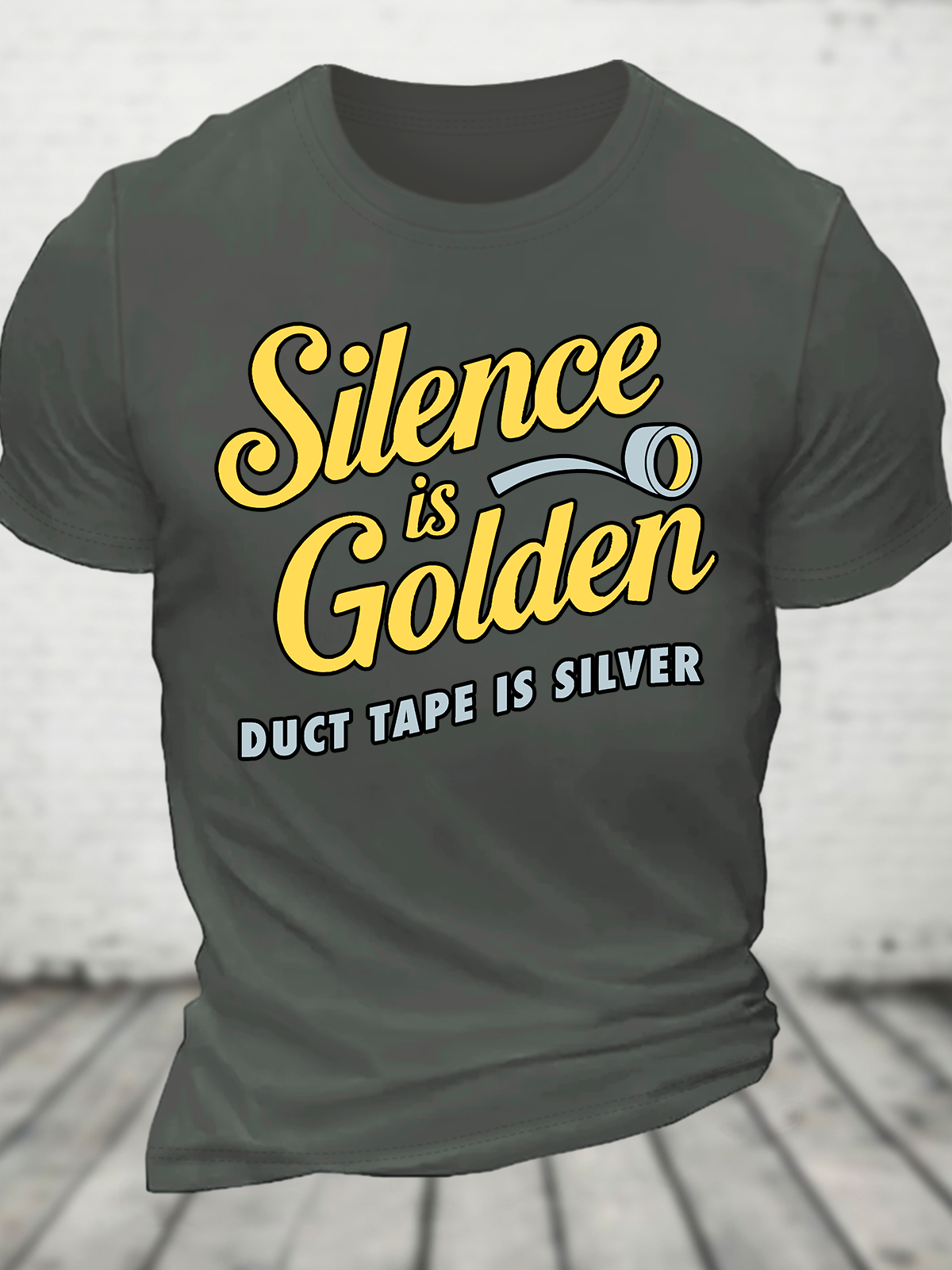 Silence Is Golden... Cotton T-Shirt