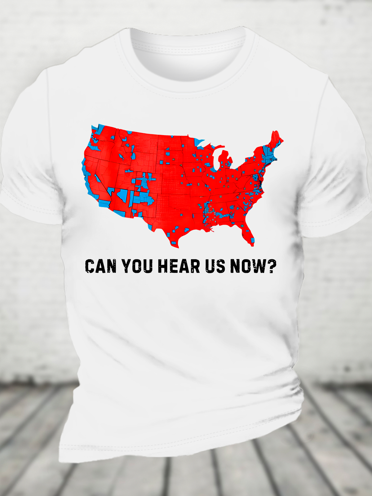 Can You Hear Us Now Cotton T-Shirt