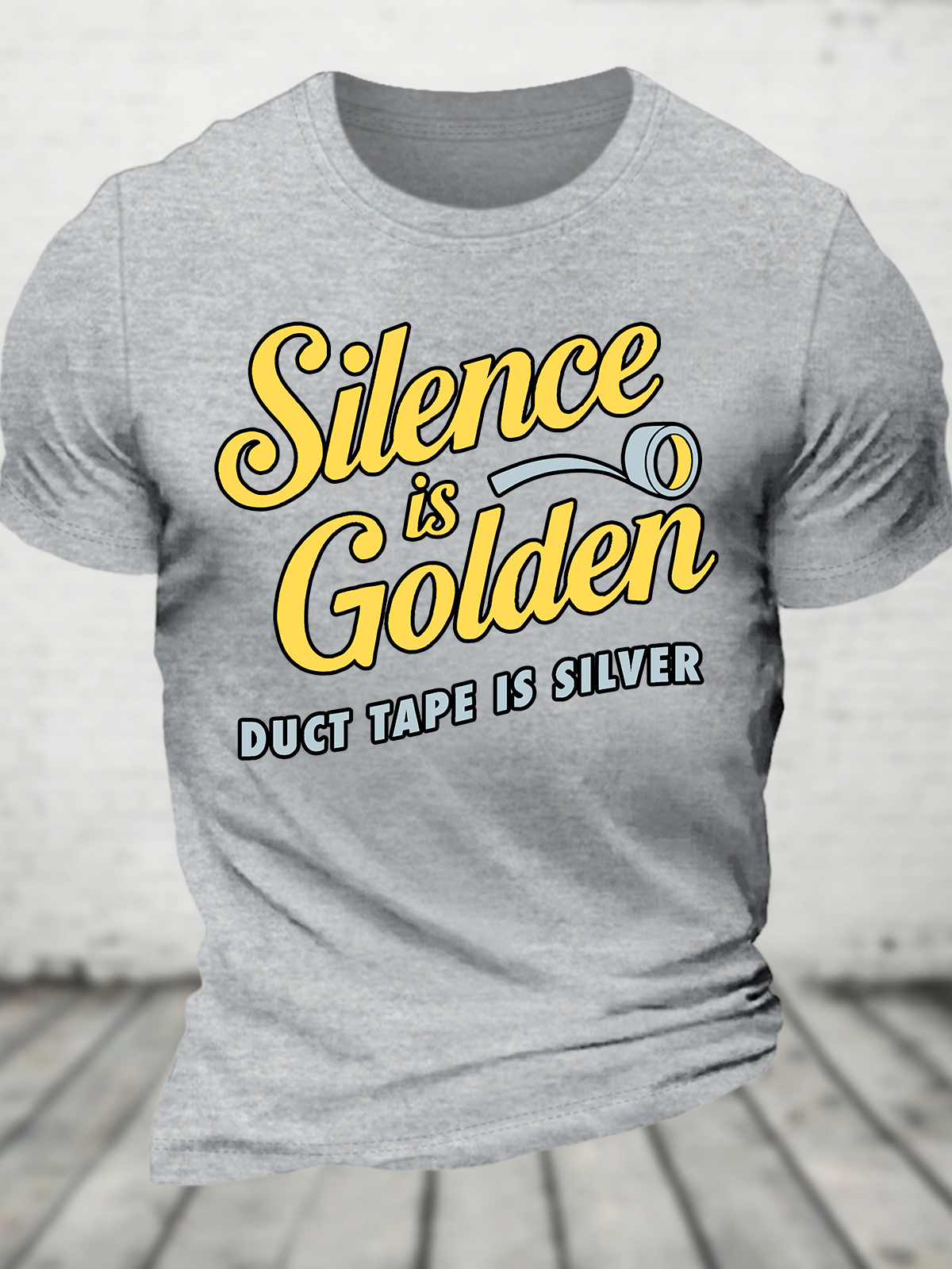 Silence Is Golden... Cotton T-Shirt