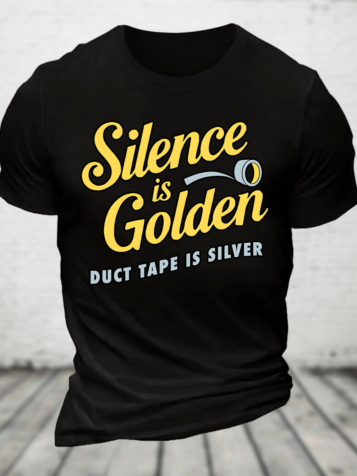 Silence Is Golden... Cotton T-Shirt